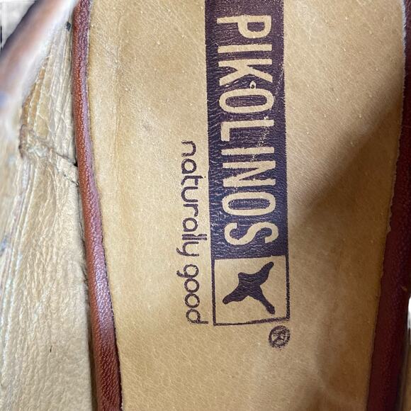 Pikolinos Women's Java Brown Leather Slingback Sandal Size 40 US 9.5/10 - Picture 11 of 13